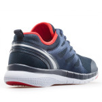 Сини мъжки маратонки, текстилна материя - спортни обувки за целогодишно ползване N 100021601