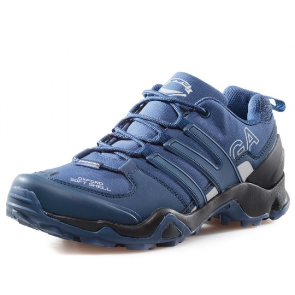Сини мъжки маратонки, текстилна материя - спортни обувки за целогодишно ползване N 100021602