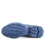 Сини мъжки маратонки, текстилна материя - спортни обувки за целогодишно ползване N 100021602
