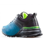 Сини мъжки маратонки, текстилна материя - спортни обувки за целогодишно ползване N 100021619