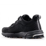Черни мъжки маратонки, текстилна материя - спортни обувки за целогодишно ползване N 100021625