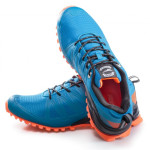 Сини мъжки маратонки, текстилна материя - спортни обувки за целогодишно ползване N 100021627