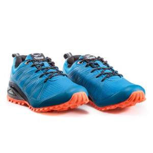 Сини мъжки маратонки, текстилна материя - спортни обувки за целогодишно ползване N 100021627