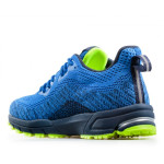 Сини мъжки маратонки, текстилна материя - спортни обувки за целогодишно ползване N 100021628
