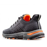 Черни мъжки маратонки, текстилна материя - спортни обувки за целогодишно ползване N 100021632