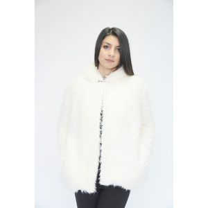 Пухкаво дамско палто