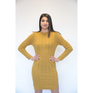 Дамска плетена рокля
