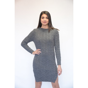 Дамска плетена рокля
