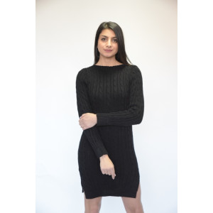 Дамска плетена рокля