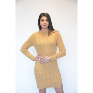 Дамска плетена рокля