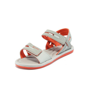 Дамски сандали в червен и сив цвят Rider 81172 червено-сивиKP