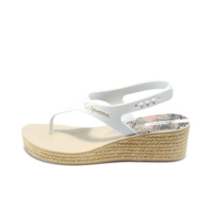Дамски сандали на платформа бели Ipanema 80829 БялKP