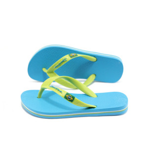 Детски чехли в синьо и зелено Ipanema 80416 синьо-зелениKP