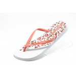 Дамски чехли в бяло и розово Ipanema 81433 бяло-кораловоKP