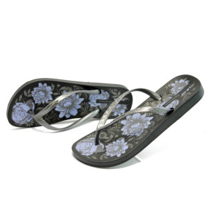 Анатомични дамски чехли черни Ipanema 81157 черниKP