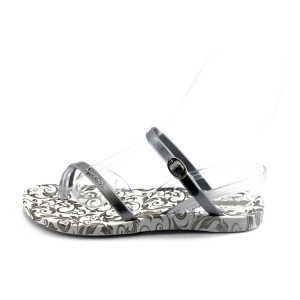 Дамски сандали в бяло и сиво Ipanema 81193 бяло-сивиKP