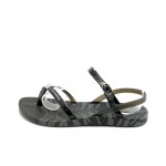 Дамски сандали в черно и сиво Ipanema 81309 черно-сивиKP