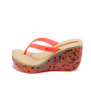 Дамски чехли червени с платформа Ipanema 81189 червениKP