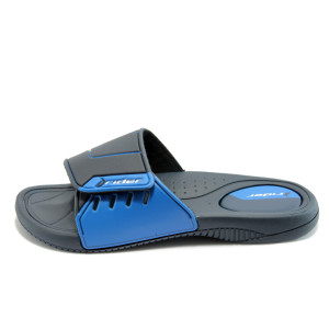 Мъжки чехли черно и синьо Rider 81144 черно-синиKP