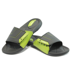 Мъжки чехли черно и зелено Rider 81144 черно-зелениKP