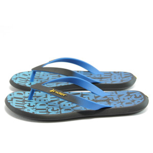 Мъжки чехли черно и синьо Rider 81231 черно-синьоKP