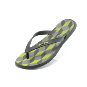 Мъжки чехли черно и зелено Rider 80072 черно-зеленоKP