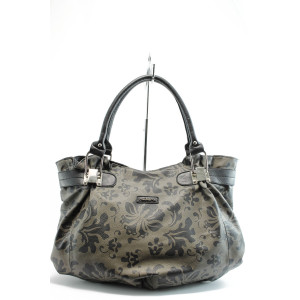 Дамска чанта сива ФР 045-16622KP