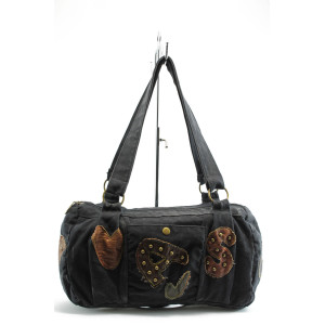 Дамска чанта черна дънкова ФР 7KP