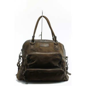 Дамска чанта кафява естествена кожа ИО 2 кафеKP