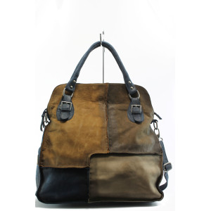 Дамска цветна чанта от естествена кожа ИО 12сKP