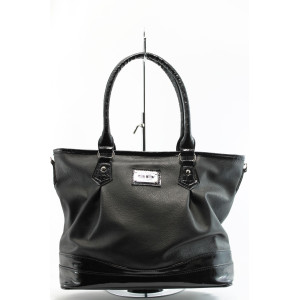 Дамска чанта черна кожена СБ 1090 чернаKP