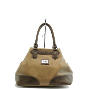 Дамска чанта светлокафява СБ 1099 св.кKP