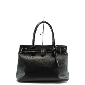 Дамска елегантна чанта СБ 1069 чернаKP