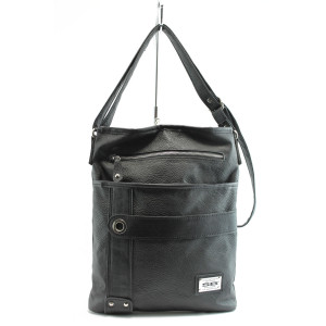 Дамска чанта черна спортна СБ 1022 чернаKP