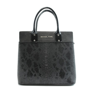 Дамска чанта черна с кожа анаконда СБ 1122 черна анакондаKP