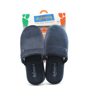 Дамски чехли домашни сини ДФ NORMALEсинKP