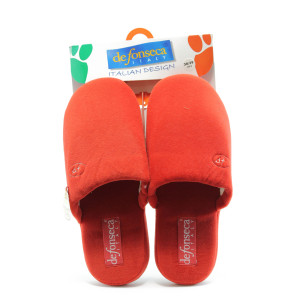 Дамски чехли домашни червени ДФ NORMALEчвKP