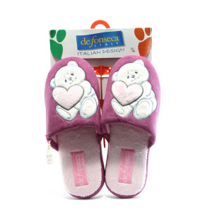 Дамски чехли домашни розови ДФ ORSOTTOрозKP