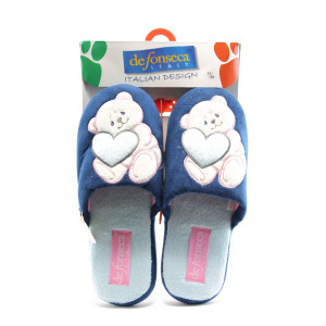 Дамски чехли домашни сини ДФ ORSOTTOсинKP