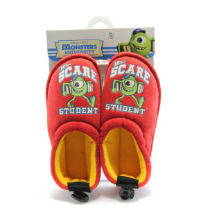 Детски пантофки домашни с ластик червени ДФ SGRIGNA чвKP