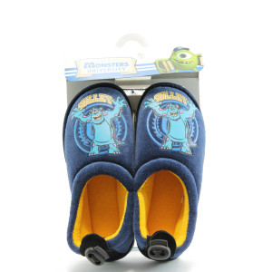 Детски домашни пантофки сини с ластик ДФ SGRIGNA синKP