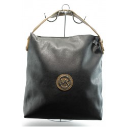 Дамска чанта в черен и бежов цвят СБ 1070 черно-бежова МКKP