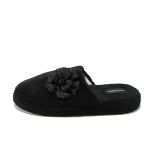 Дамски чехли домашни в черен цвят РС 10-033черниKP