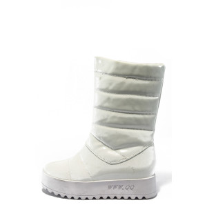 Дамски апрески бели лачени РС 871 KP