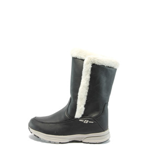 Юношески апрески черни с пух БР 9062KP