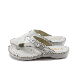 Анатомични дамски чехли бели ГР 4024 белиKP