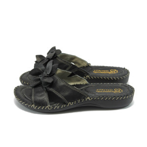 Анатомични дамски чехли черни ГР 4065 черниKP