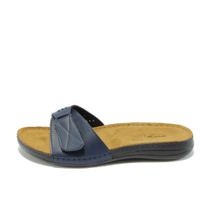 Анатомични дамски чехли сини Jump 5062 синиKP