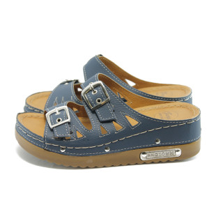 Анатомични дамски чехли сини Jump 5148 синиKP