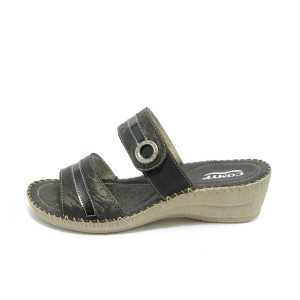 Анатомични дамски чехли черни КП 8482 черниKP